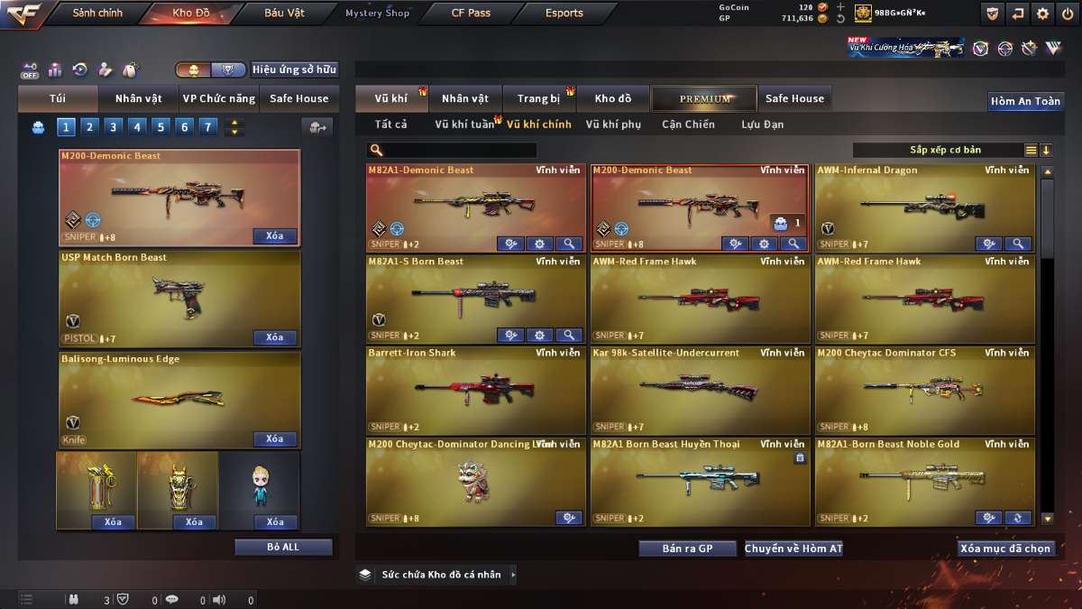 shop acc cf uy tin gia re